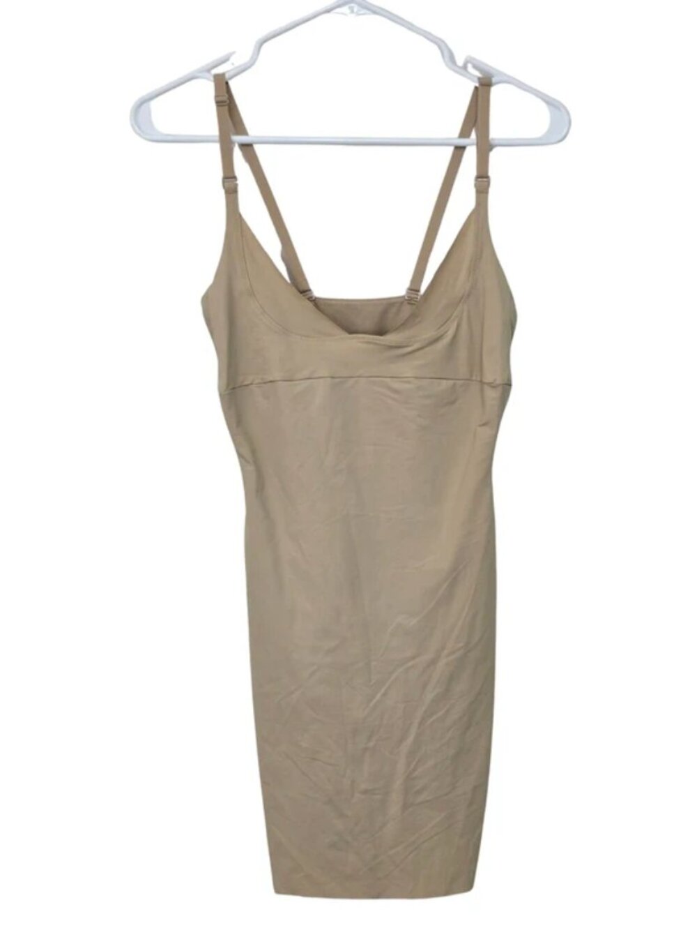 Maidenform Nude Beige Wear Your Own Bra Shapewear Slip w. Firm Control Medium